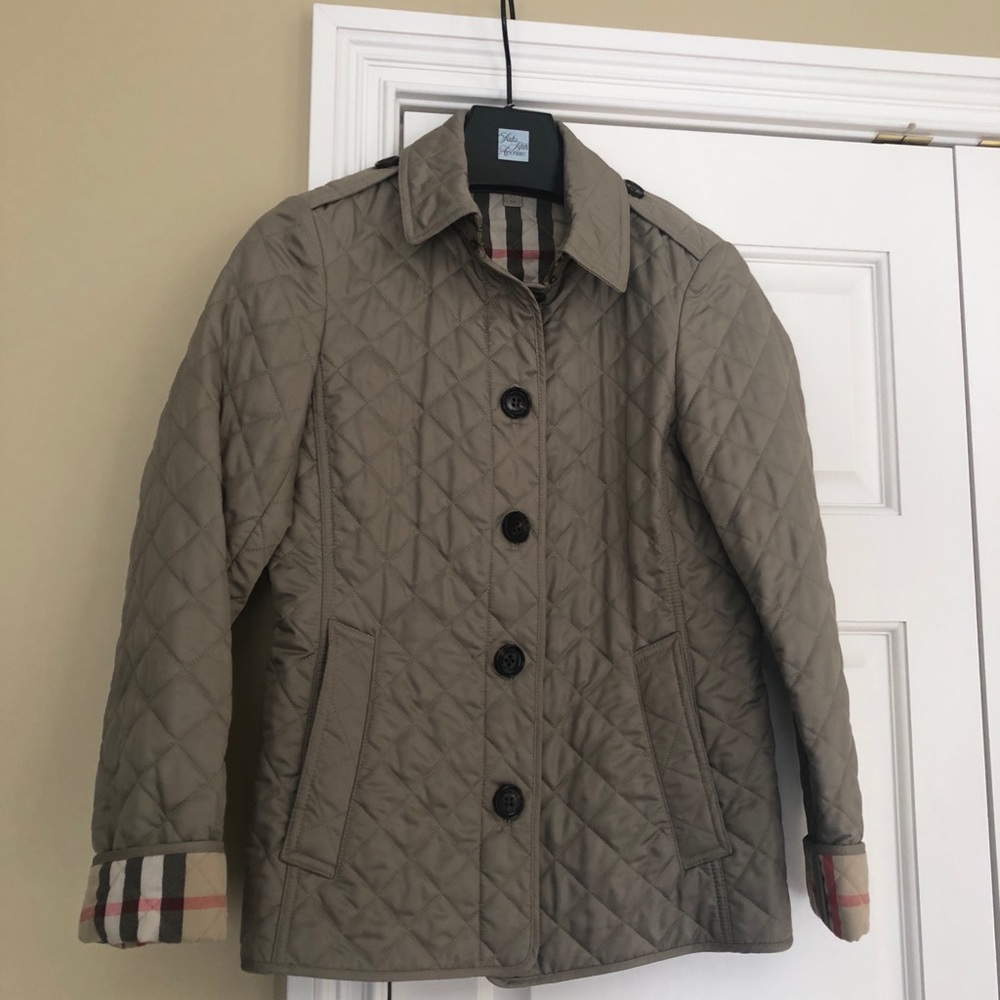Burberry quilted jacket